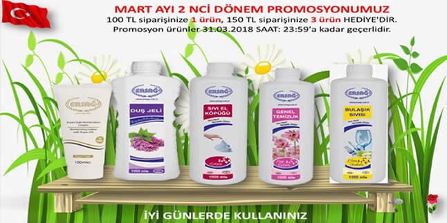 Ersağ Mart Ayı İkinci Yarı Kampanyası Promosyonu (Mart 2018)