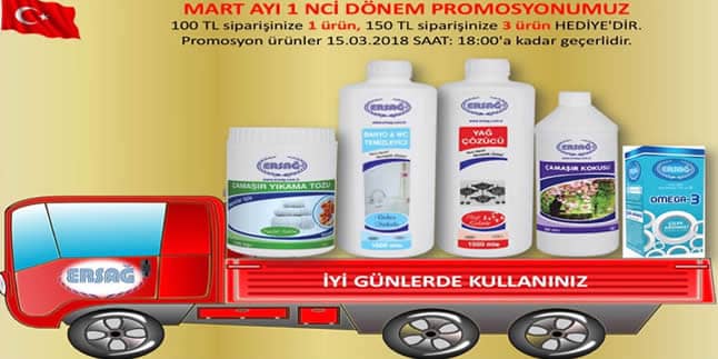 ersağ mart ayı ilk yarı kampanyası promosyonu