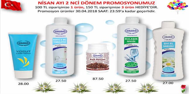 Ersağ Nisan Ayı İkinci Yarı Kampanyası Promosyonu (Nisan 2018)