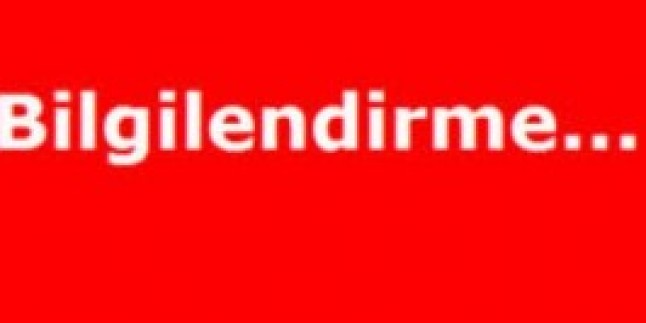 Ersağ Şirketi’ nden Bilgilendirme