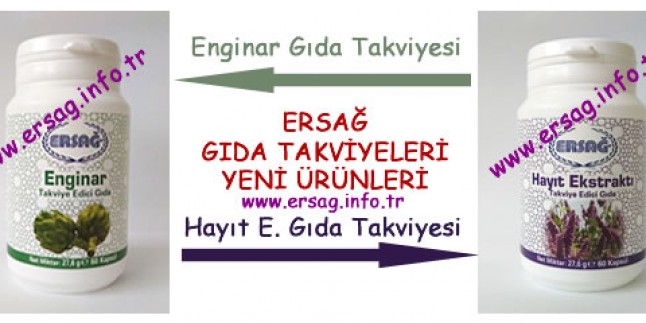 Ersağ Enginar ve Hayıt Gıda Takviyeleri