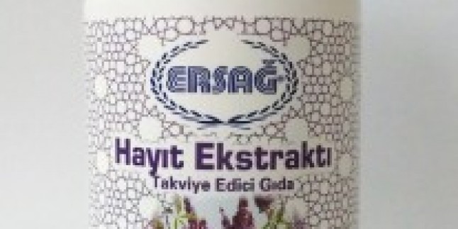 Ersağ Hayıt Ekstraktı Gıda Takviyesi