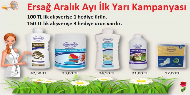 ersağ aralık kampanyası promosyonu